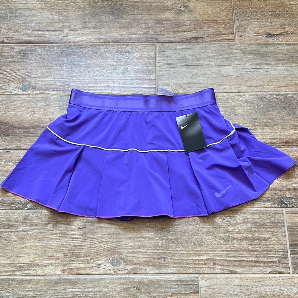 Nike Standard Fit Purple Tennis Skirt With Liner Shorts Women’s Size M
